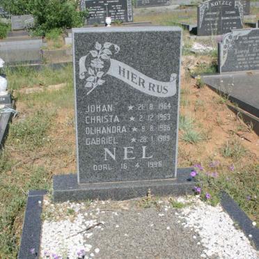 NEL Johan 1964-1996 :: NEL Christa 1963-1996 :: NEL Olihandra 1986-1996 :: NEL Gabriel 1989-1996