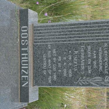 OOSTHUIZEN Gerhardus Jusefus 1908-1988