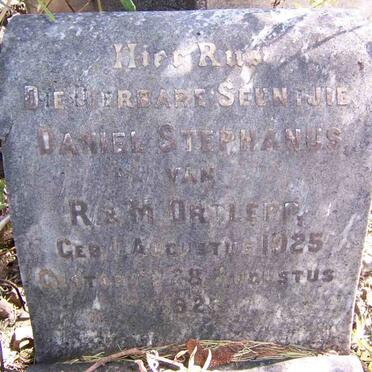 ORTLEPP Daniel Stephanus 1925-1925