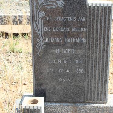 OLIVIER Johanna Catharina 1883-1966