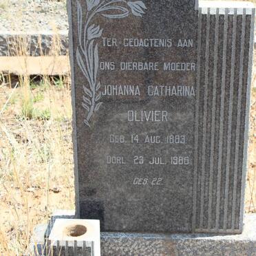 OLIVIER Johanna Catharina 1883-1966