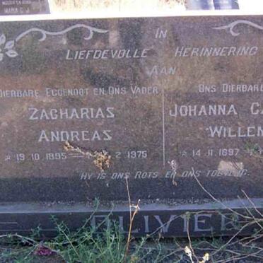 OLIVIER Zacharias Andreas 1895-1975 &amp; Johanna Catharina Willemina 1897-1988