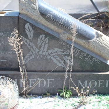 OOSTHUIZEN Gerhardus Josephus 1883-1936 &amp;  Martha Hester Magretha KOTZEE 1885-1929