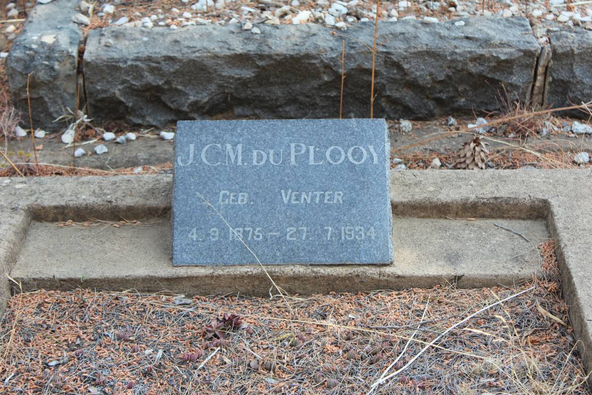 PLOOY J.C.M., du nee VENTER 1875-1934