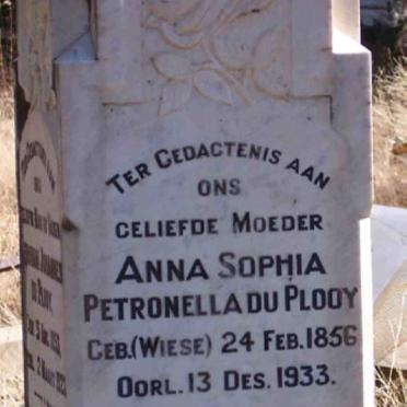 PLOOY Anna Sophia Petronella, du nee WIESE 1856-1933