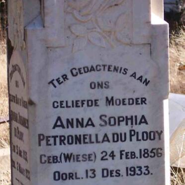 PLOOY Anna Sophia Petronella, du nee WIESE 1856-1933