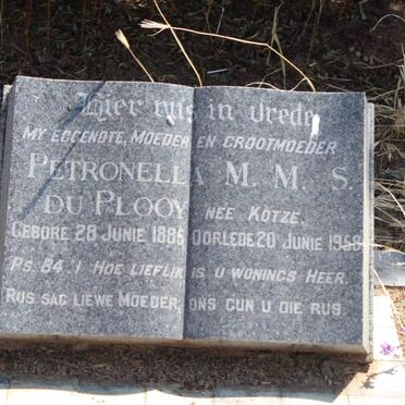 PLOOY Petronella M.M.S., du nee KOTZE 1885-1958