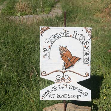 RETSO Serame Petrus 1929-2005