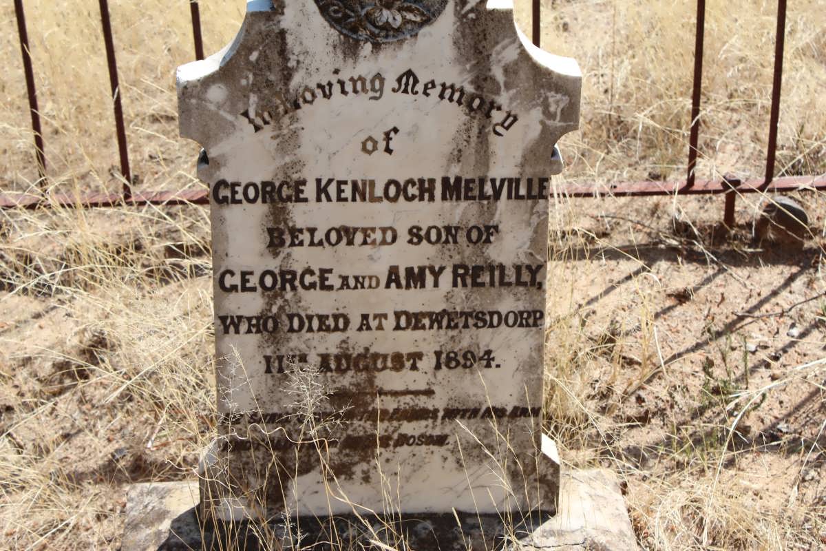 REILLY George Kenloch Melville -1894