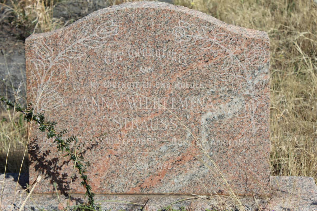 STRAUSS Anna Wilhelmina 1892-1943