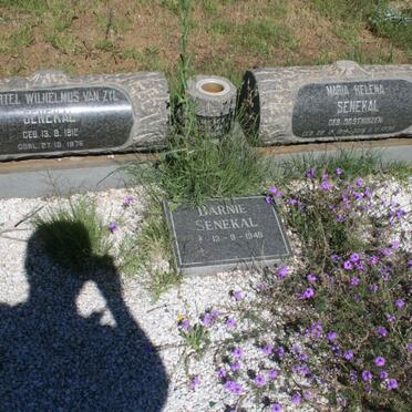 SENEKAL Bartel Wilhelmus van Zyl 1912-1976 &amp; Maria Helena OOSTHUIZEN  1914-1996 :: SENEKAL Barnie 1949-