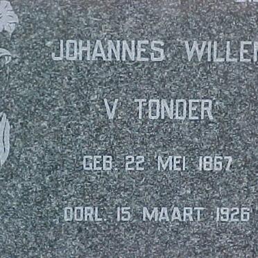 TONDER Johannes Willem, van 1867-1926 &amp; Martha Magretha HAASBROEK 1876-1963