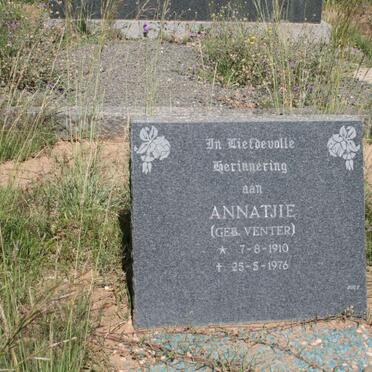 VENTER Annatjie 1910-1976