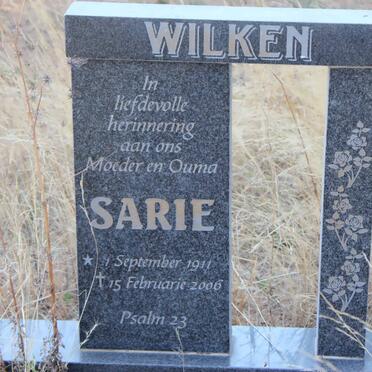 WILKEN Sarie 1911-2006