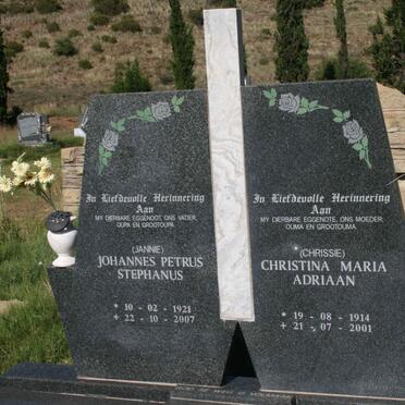 ?? Johannes Petrus Stephanus 1921-2007 &amp; Christina Maria Adriaan 1914-2001