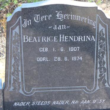 ? Beatrice Hendrina 1907-1974