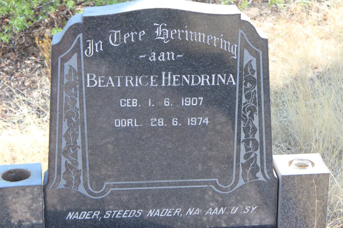 ? Beatrice Hendrina 1907-1974