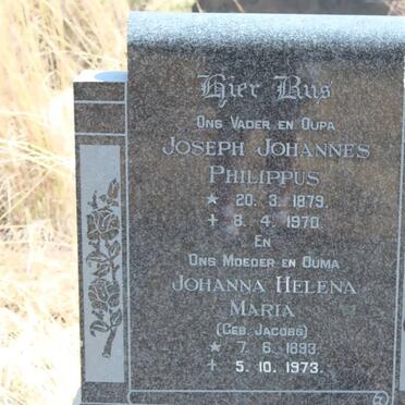 ? Joseph Johannes Philippus 1879-1970 &amp; Johanna Helena Maria JACOBS 1893-1973