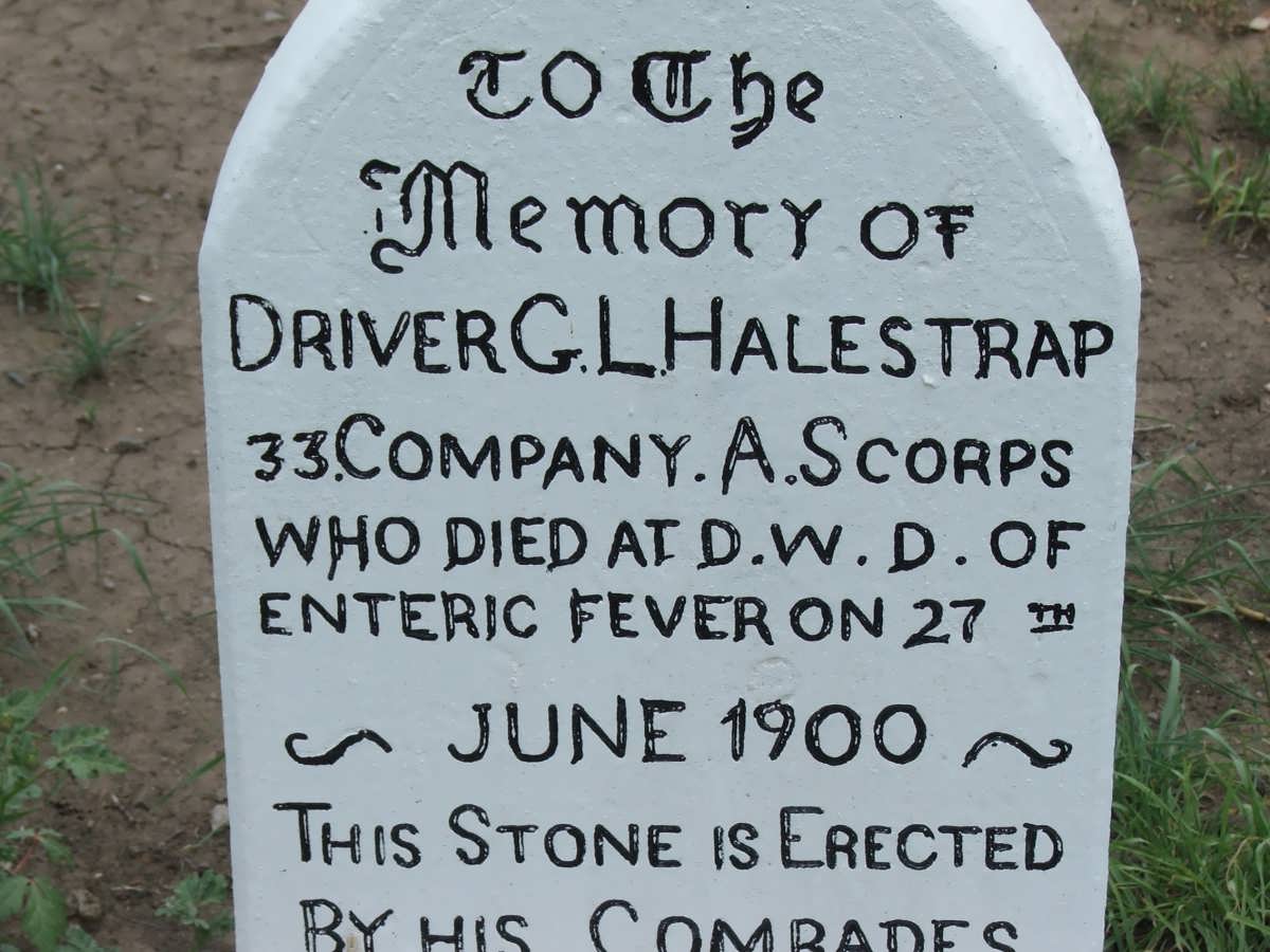 HALESTRAP G.L. -1900