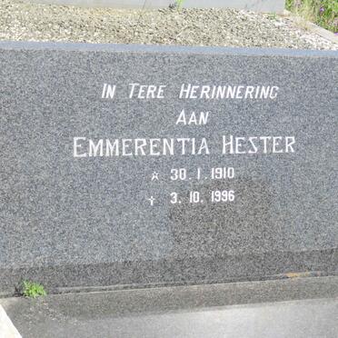 BOTHA Emmerentia Hester nee EMMAUS 1910-1996
