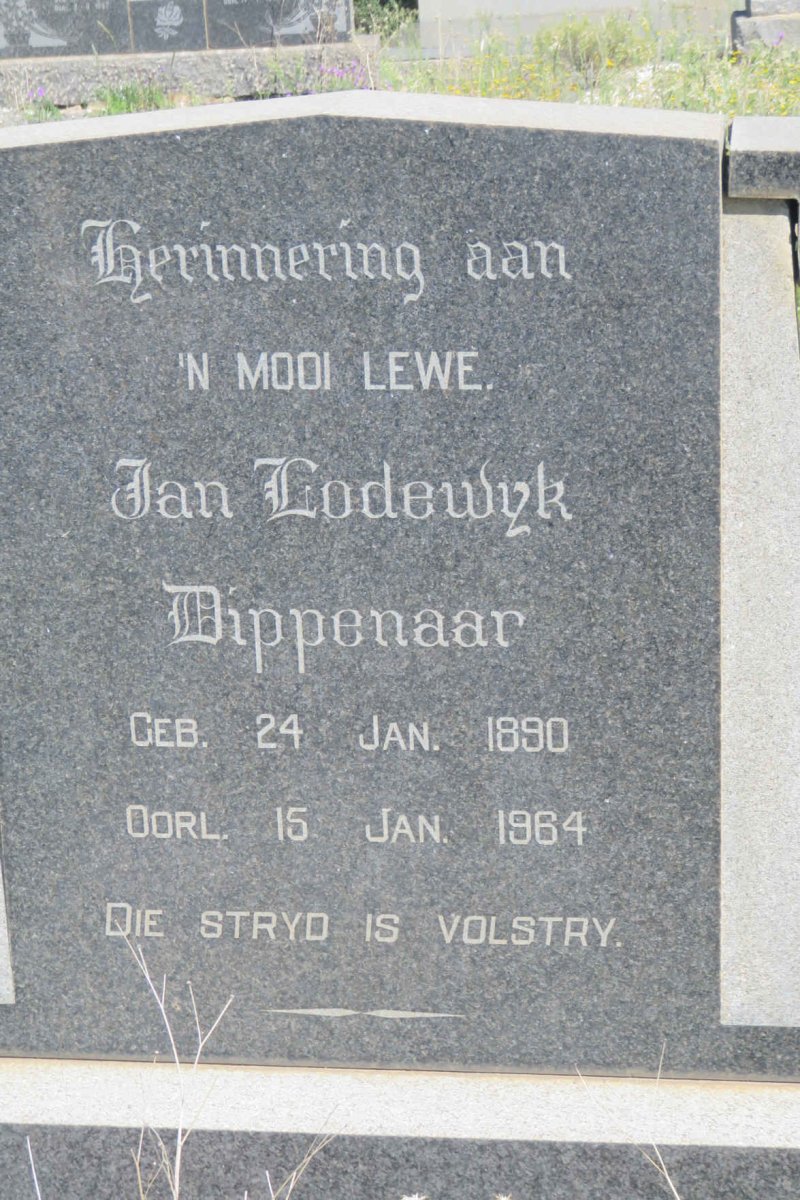 DIPPENAAR Jan Lodewyk 1890-1964 &amp; Anna Maria VILJOEN 1894-1940