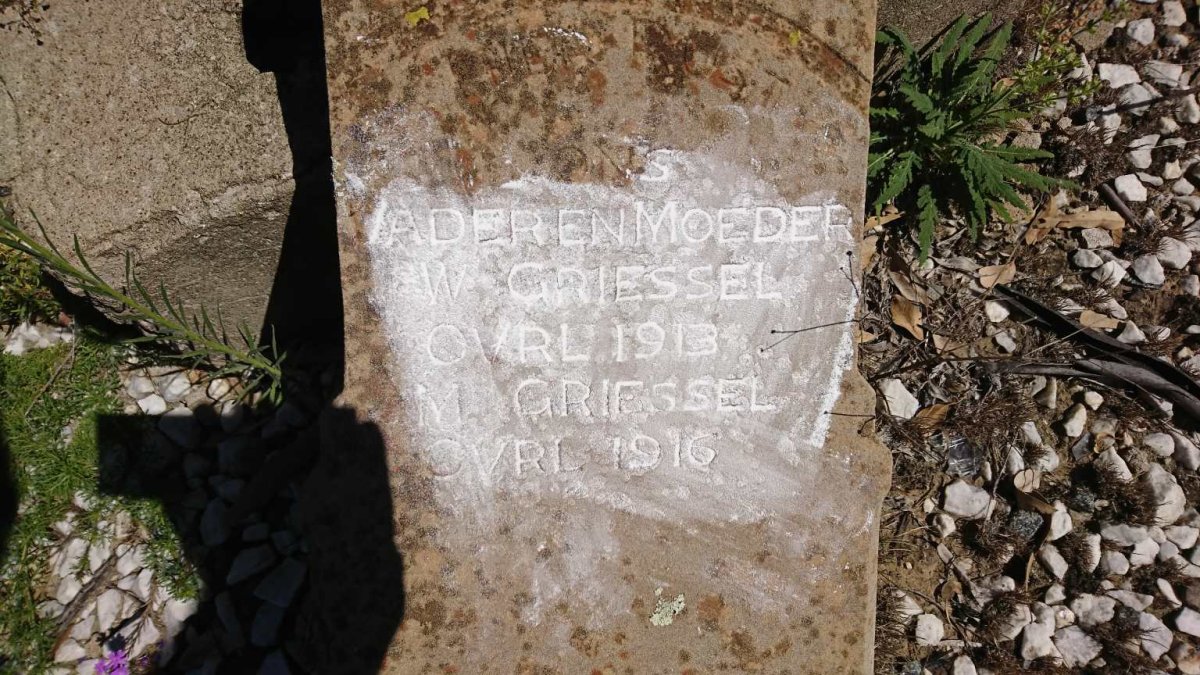 GRIESSEL W. -1913 &amp; M. -1916