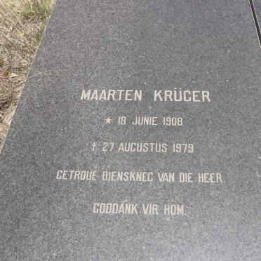 KRÜGER Maarten 1908-1979