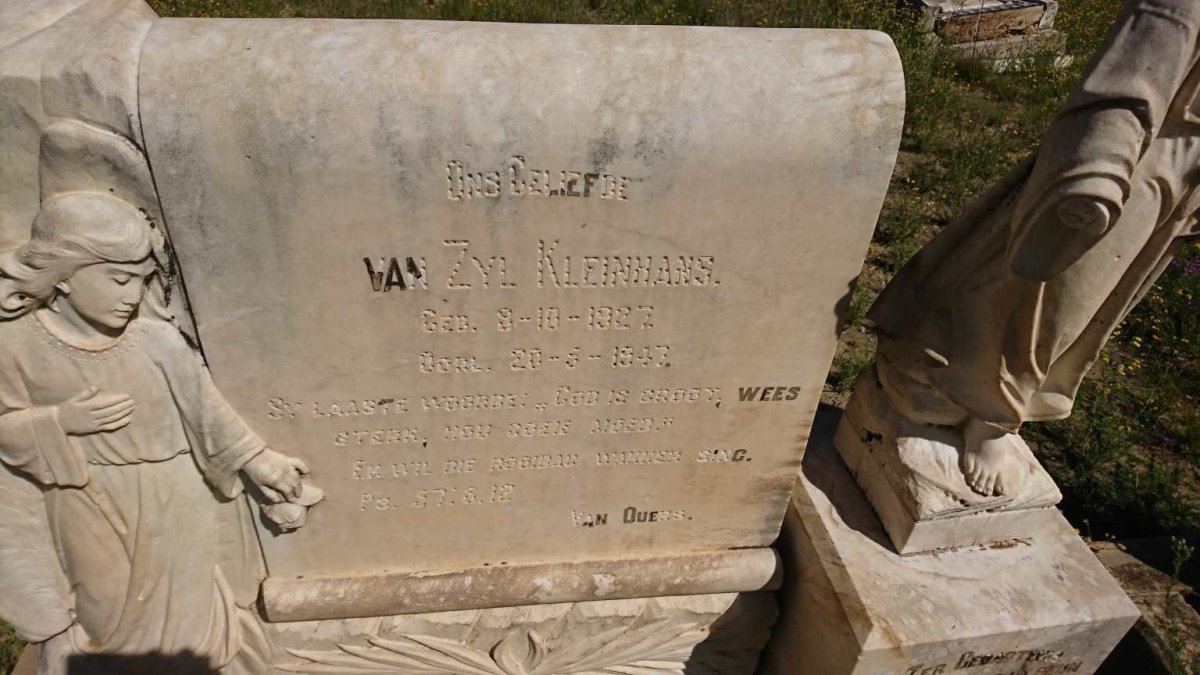 KLEINHANS Van Zyl 1927-1947 :: KLEINHANS David Jacobus 1912-1924