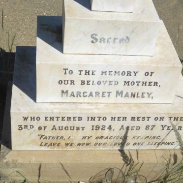 MANLEY Margaret -1924