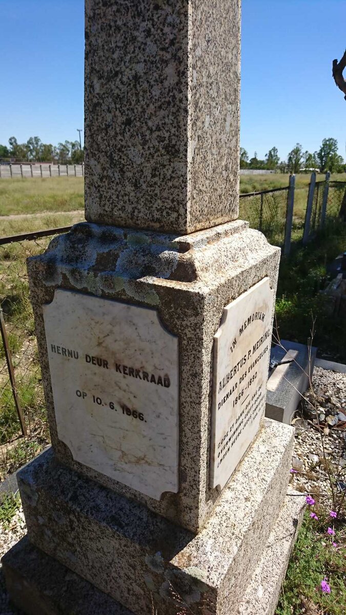 MEIRING Albertus P. 1866-1892