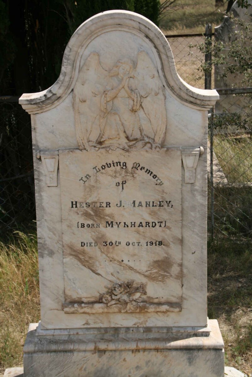 MANLEY Hester J. nee MYNHARDT -1918
