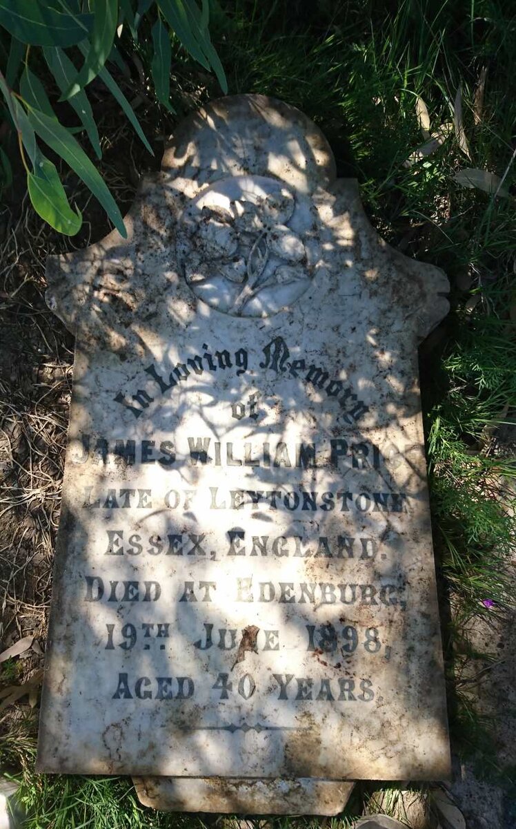 PRICE James William -1898
