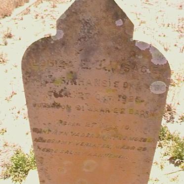 VISAGIE Louisa E.J. nee KLEYNHANS 1866-1925