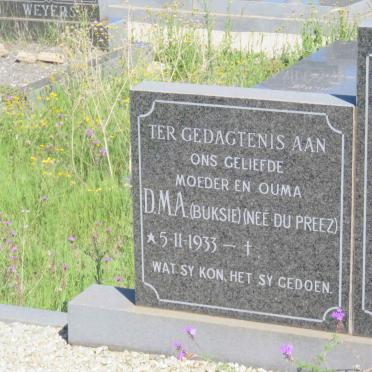 VILJOEN Philippus Johannes 1913-1985 &amp; D.M.A. DU PREEZ 1933-