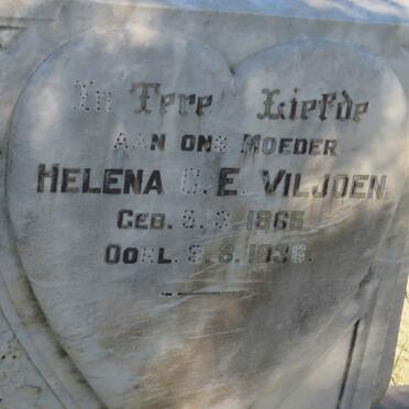 VILJOEN Johannes H. 1859-1937 &amp; Helena ?.E. 1865-1936