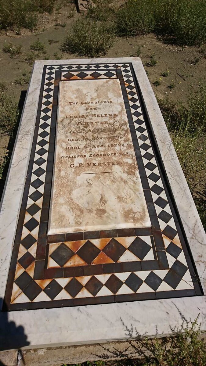 VERSTER Gerrit Pieter 1849-1929 &amp; Louisa Helena OLIVIER 1853-1922