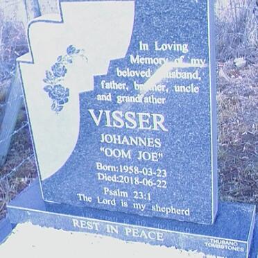 VISSER Johannes 1958-2018