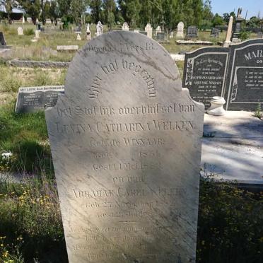 WELKEN Levina Catharina nee DE WINNAAR 1851-1883 :: WELKEN Abraham Carel 1882-1883