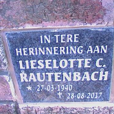RAUTENBACH Lieselotte C. 1940-2017