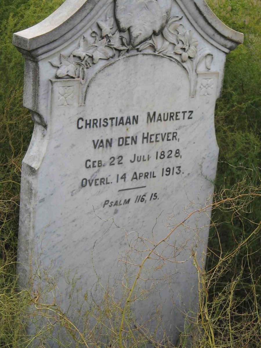 HEEVER Christiaan Mauretz, van den 1828-1913