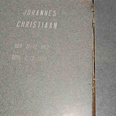 BEUKES Johannes Christiaan 1912-1986