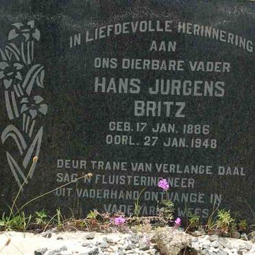 BRITZ Hans Jurgens 1886-1948