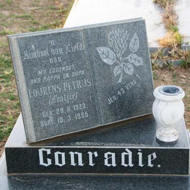 CONRADIE Lourens Petrus 1923-1985
