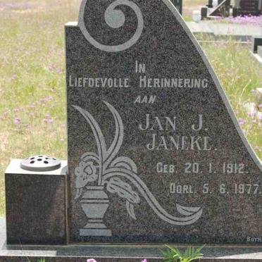 JANEKE Jan J. 1912-1977