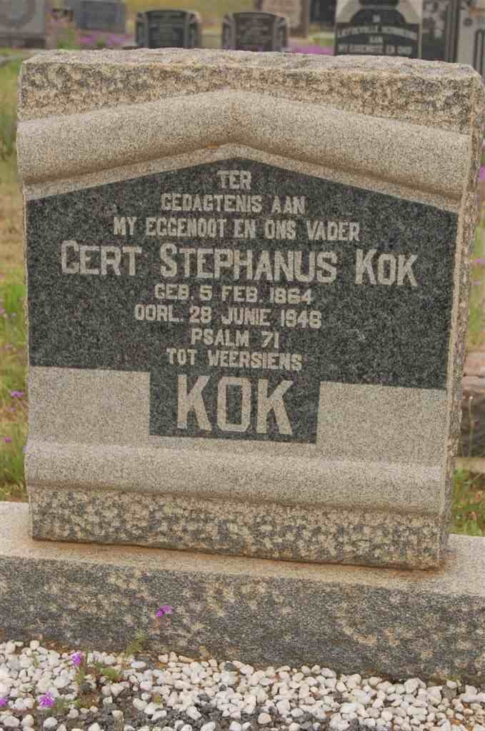 KOK Gert Stephanus 1864-1946