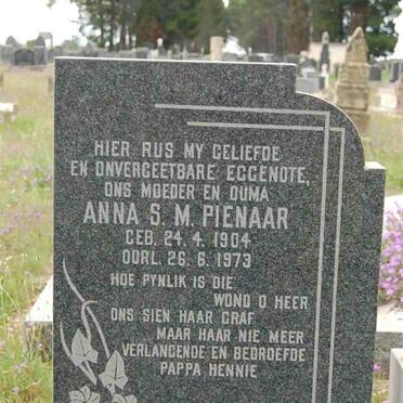 PIENAAR Anna S.M. 1904-1973