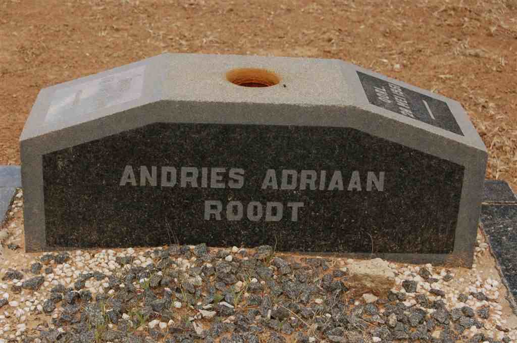 ROODT Andries Adriaan 1904-1951