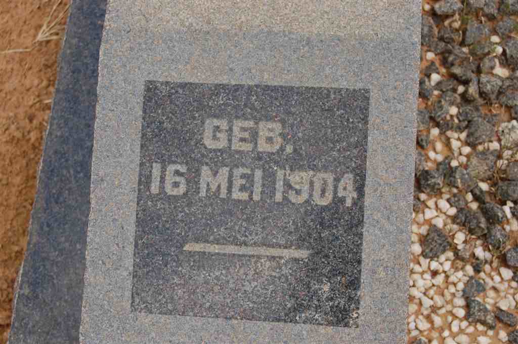 ROODT Andries Adriaan 1904-1951