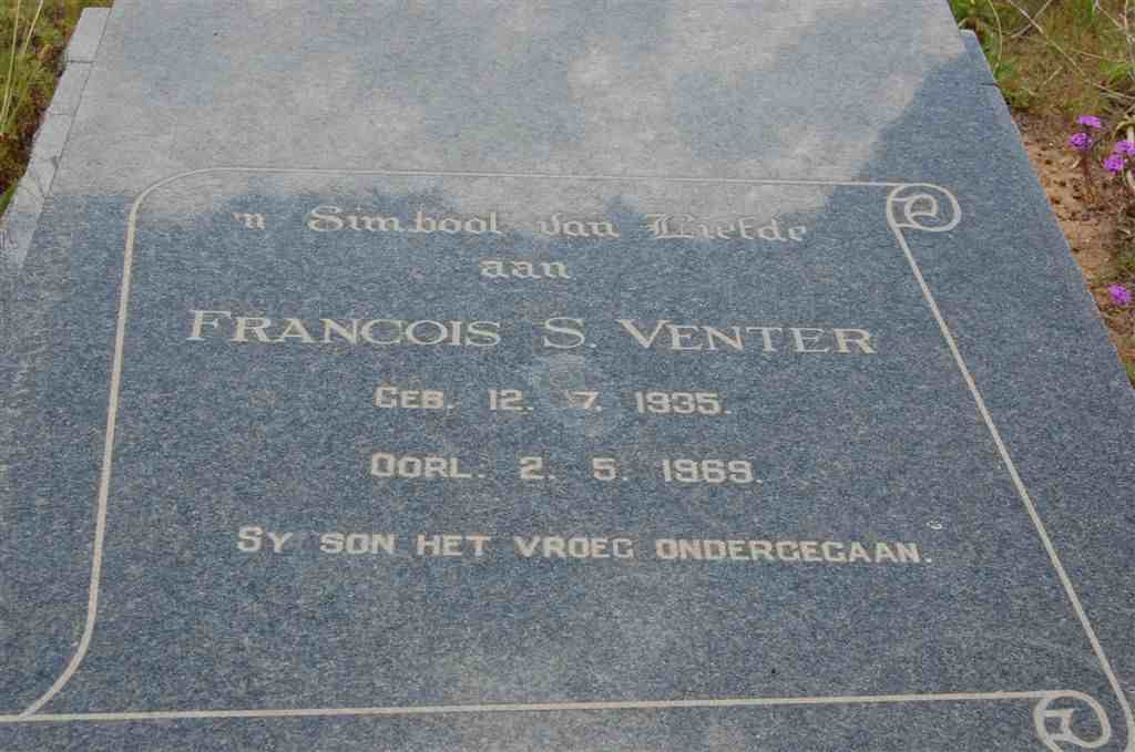 VENTER Francois S. 1935-1969