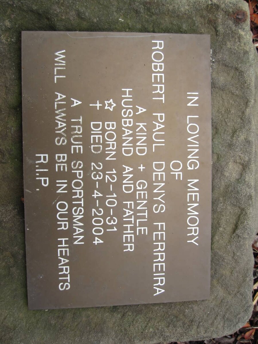 FERREIRA Robert Paul Denys 1931-2004